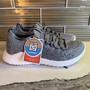 Aetrex Carly Grey Knit Arch Support Sneakers
